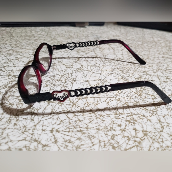 Love Barbie Black and Red Perscription Kid Glasses - Picture 2 of 6